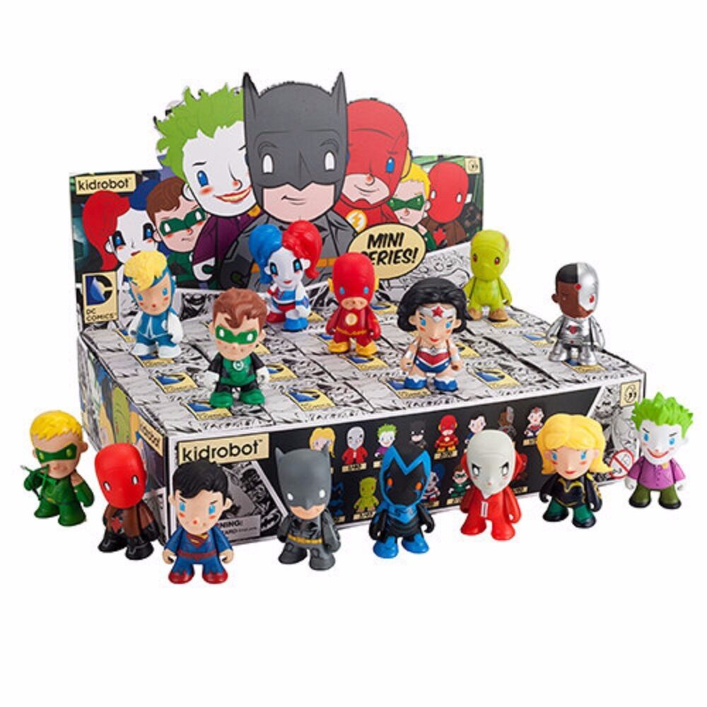 Kidrobot DC Universe 3' Mini Series Vinyl Figure One Blind Box DC Comics