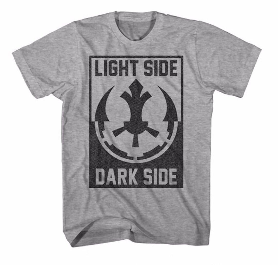 Star Wars Contrasted Divisions Empire Rebel Adult T-Shirt