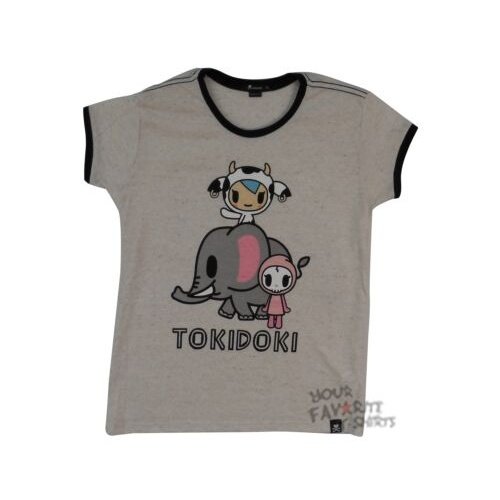 Tokidoki Elephant Love Mozzarella Ciao Ciao Fashion Junior T-Shirt