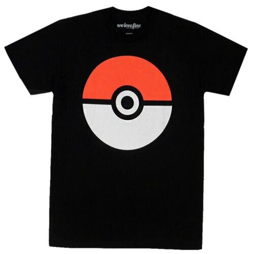 Pokemon Poke Ball Logo Pokeball Anime Adult T-Shirt