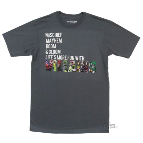 Life's More Fun With Villains Marvel Comics Adult T-Shirt