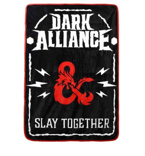 Dungeons and Dragons Dark Alliance Comfy Fleece Throw Blanket 45in. By 60in.