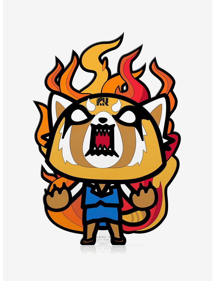FiGPiN AP Artist Proof Aggretsuko Rage Flame 485 Collectible Enamel Pin