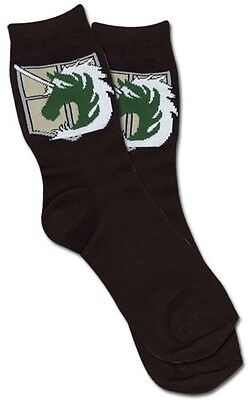 Attack On Titan Military Police Emblem Anime Crew Socks