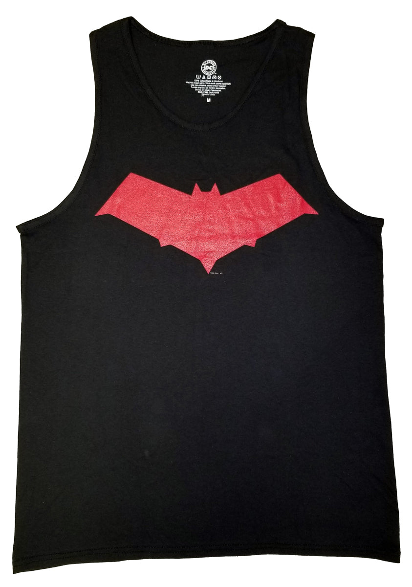 Batman Red Hood Logo DC Comics Adult Tank Top