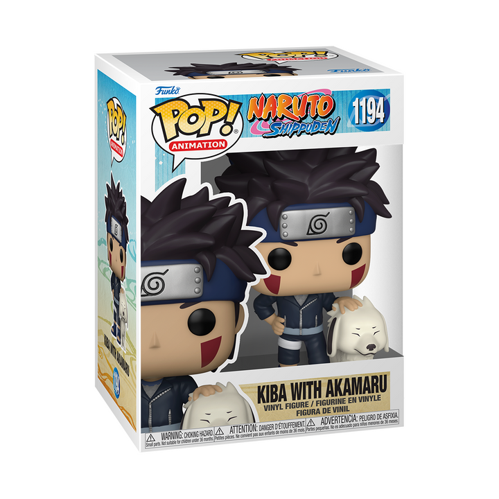 Funko Pop! & Buddy Animation: Naruto Shippuden - Kiba With Akamaru