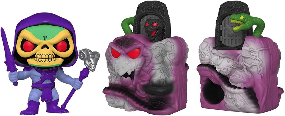 Funko Pop! Town Retro Toys: Masters of The Universe - Skeletor with Snake Mountain Figure