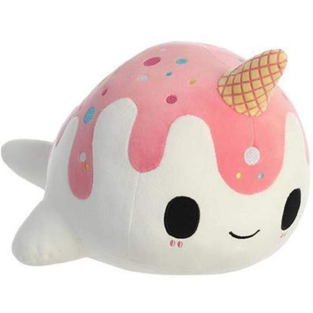 Tasty Peach Aurora 12.5" Vanilla-Berry Nomwhal Plush