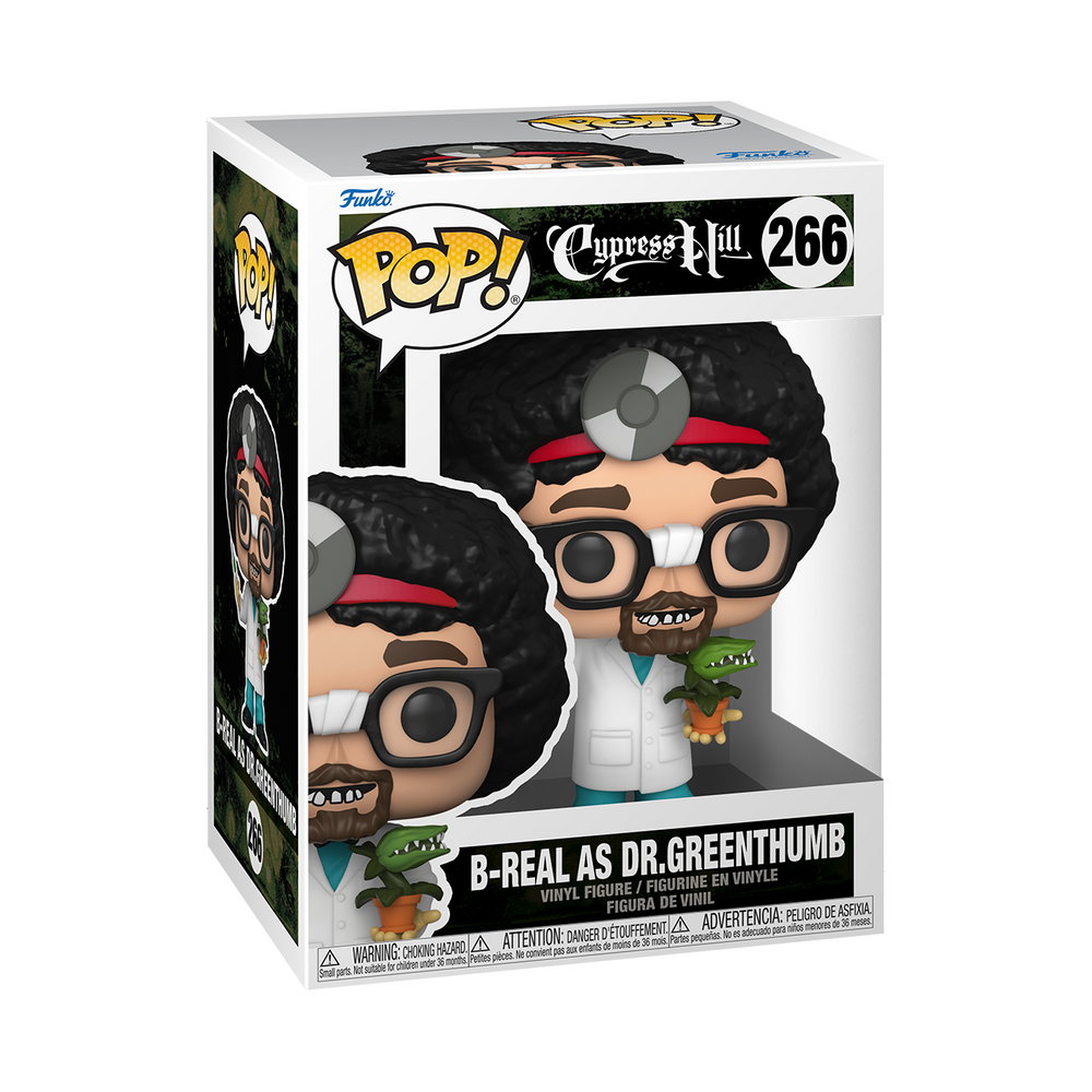 Funko Pop! Rocks: Cypress Hill - B Real Dr. Greenthumb