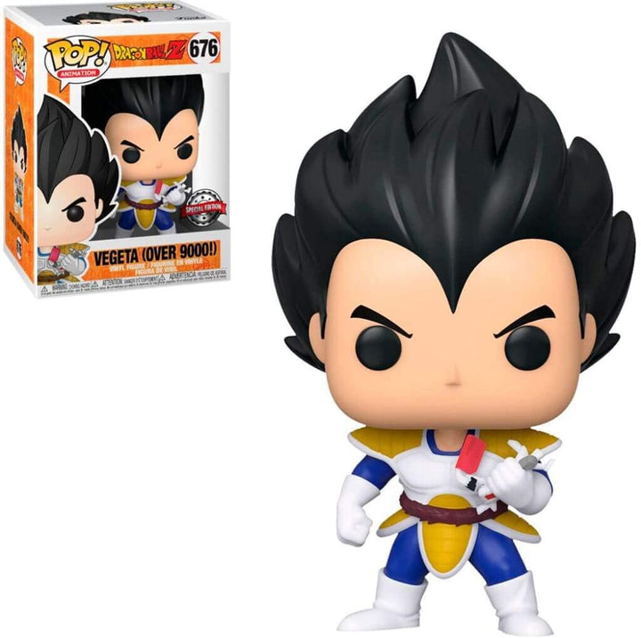 Funko Pop! Dragon Ball Z Vegeta Over 9000! Exclusive Vinyl Figure