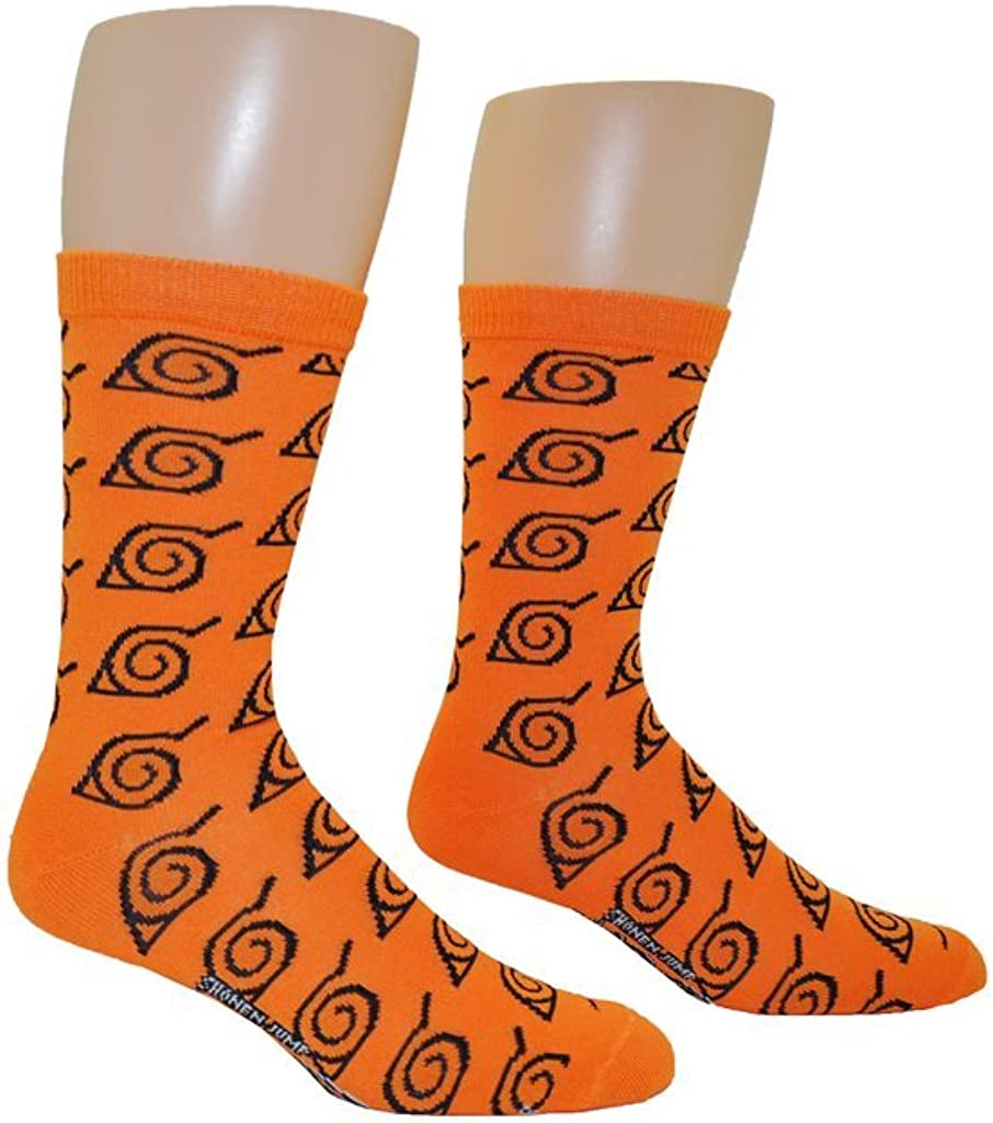 Naruto Shippuden Leaf Symbol Anime Knee High Socks