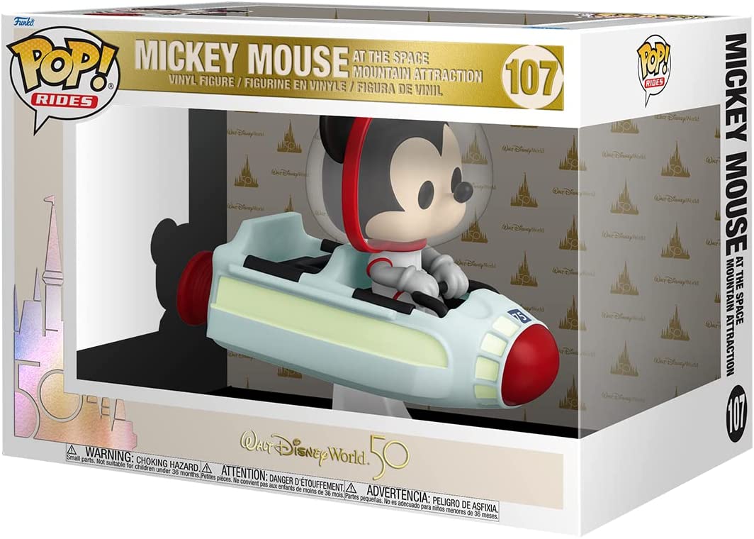 Funko Pop! Ride Super Deluxe Disney: Walt Disney World 50th - Space Mountain with Mickey Mouse