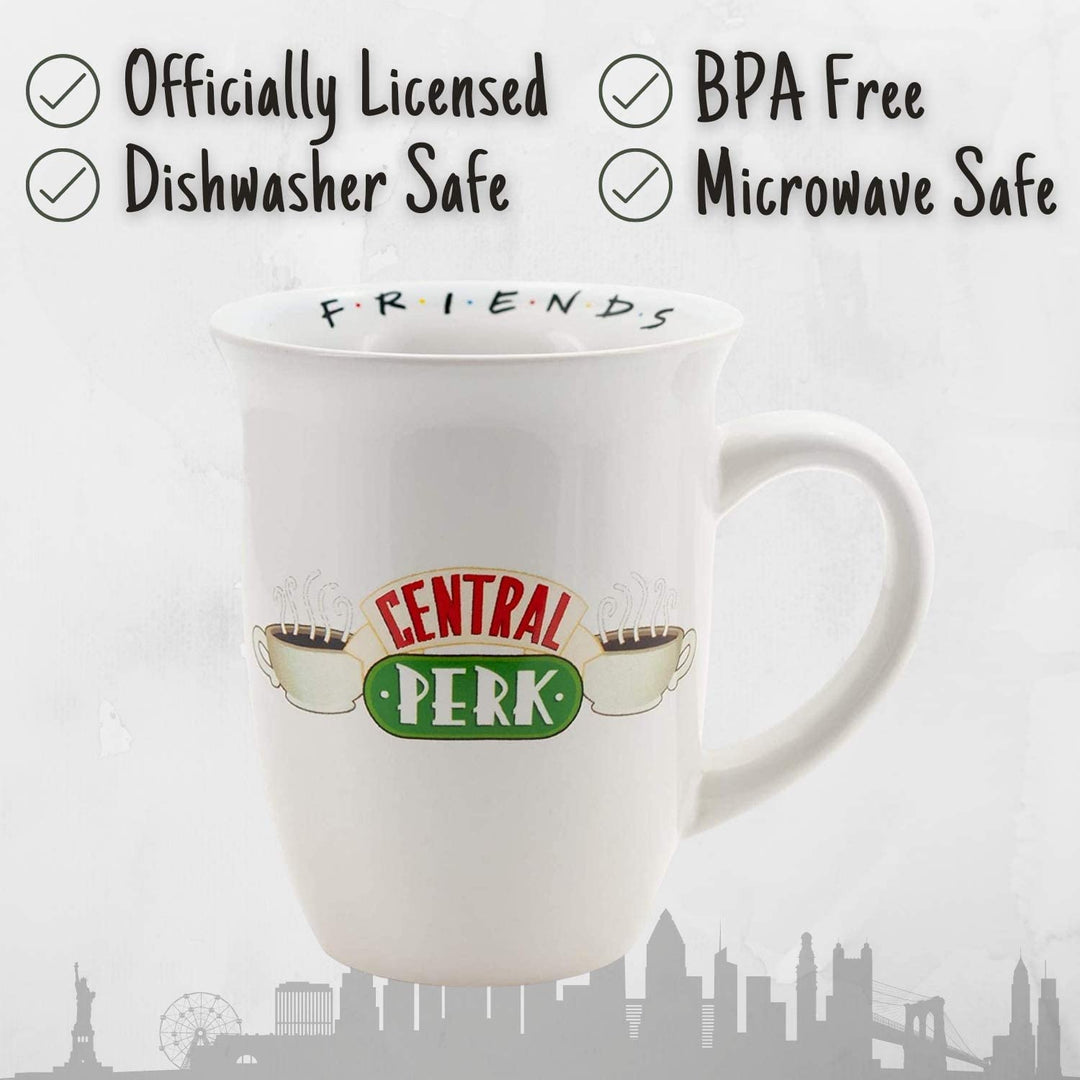 Friends Central Perk Wide Rim Ceramic Coffee Mug 16 Oz