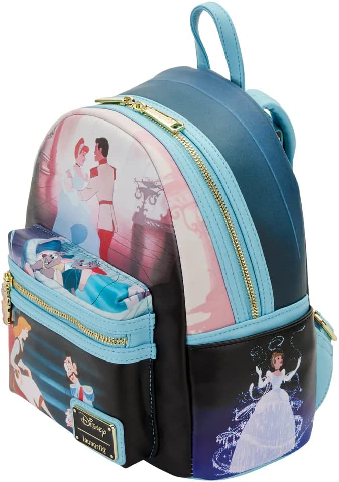 Loungefly Disney Cinderella Princess Scene Backpack Shoulder Bag Purse