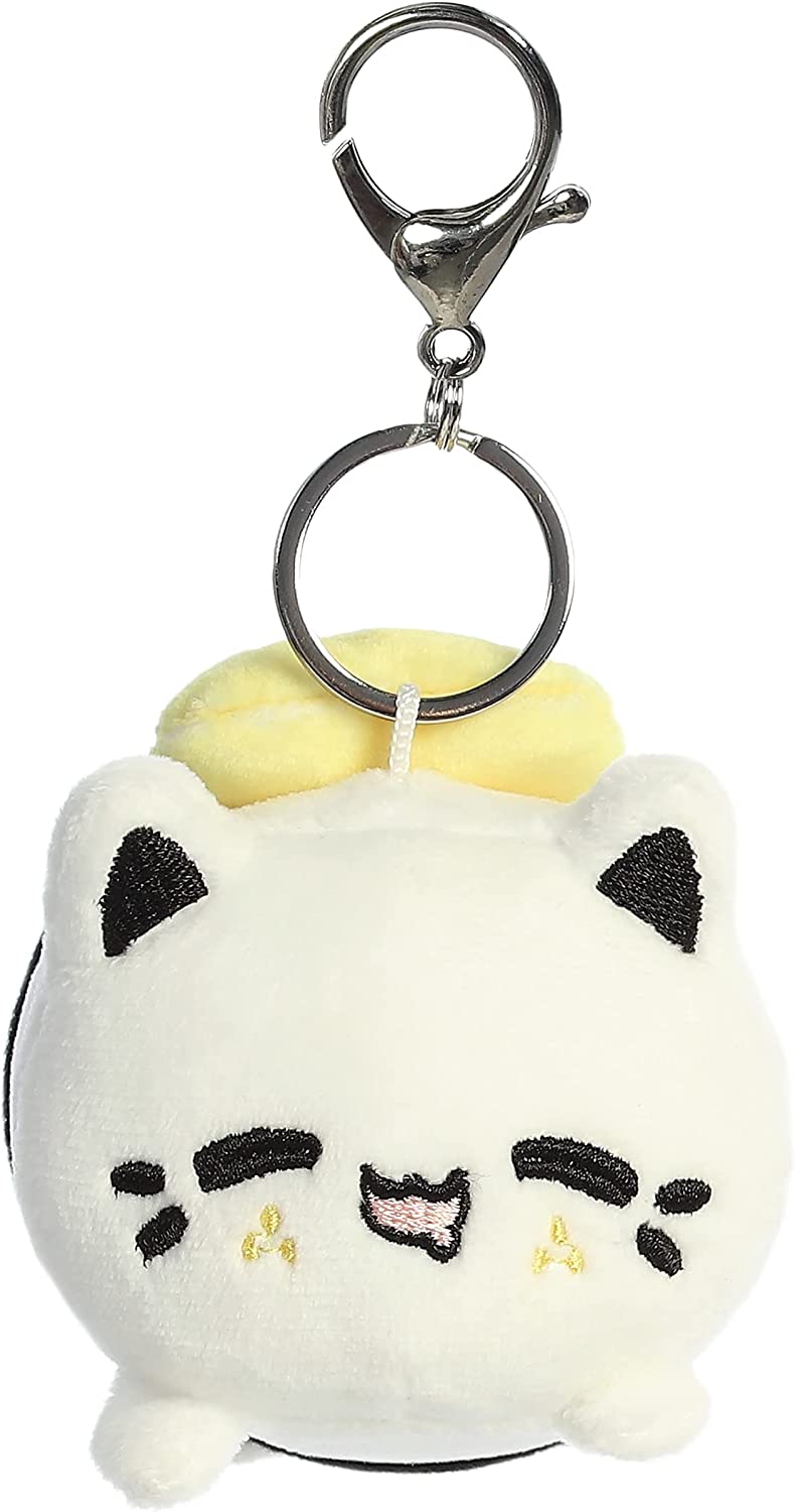 Aurora - Tasty Peach - 3.5" Tamago Sushi Meowchi Keychain