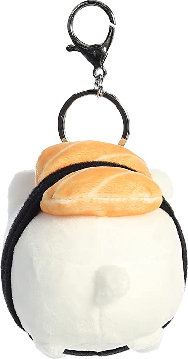Aurora - Tasty Peach - 3.5" Salmon Sushi Meowchi Keychain