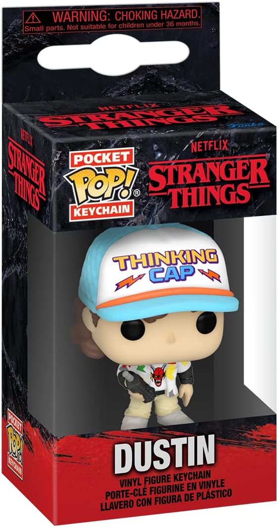 Funko Pop! TV Keychain: Stranger Things - Dustin Vinyl Figure