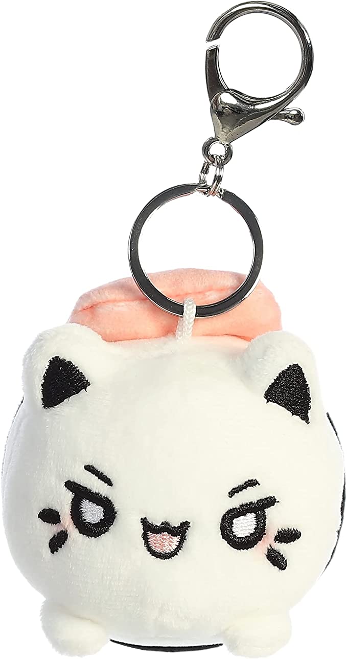 Aurora - Tasty Peach - 3.5" Shrimp Sushi Meowchi Keychain