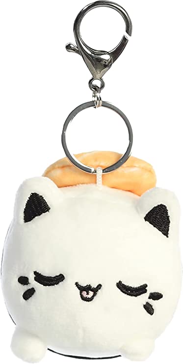 Aurora - Tasty Peach - 3.5" Salmon Sushi Meowchi Keychain