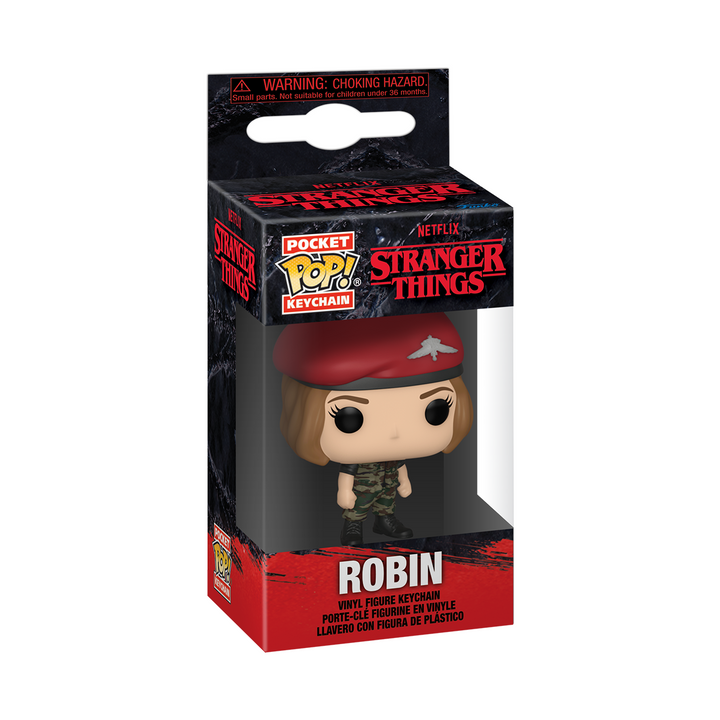 Funko Pop! TV Keychain: Stranger Things Season 4 - Robin in Hunter Outfit