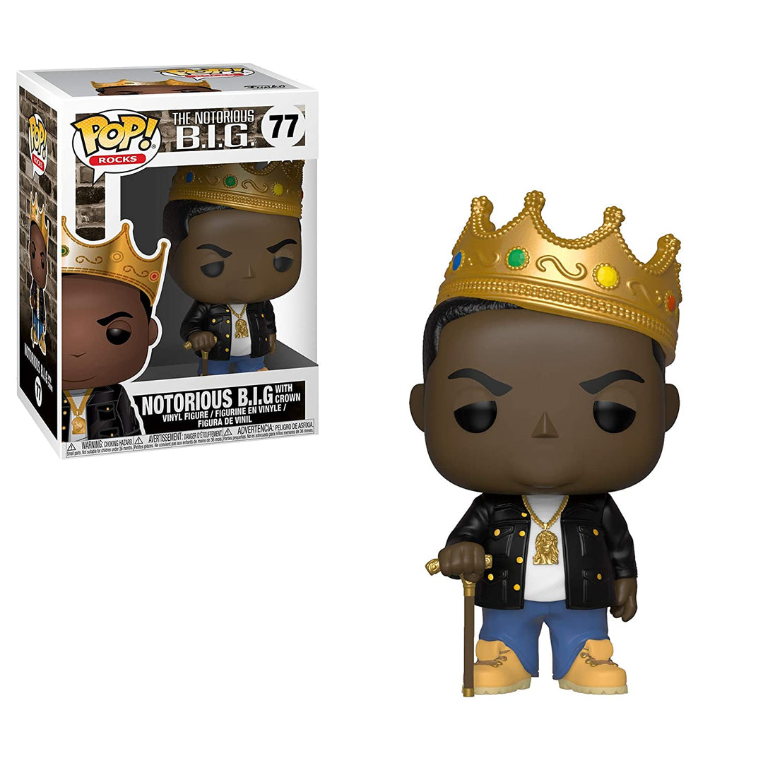 Funko Pop Rocks Music - Notorious B.I.G. with Crown Vinyl Figure
