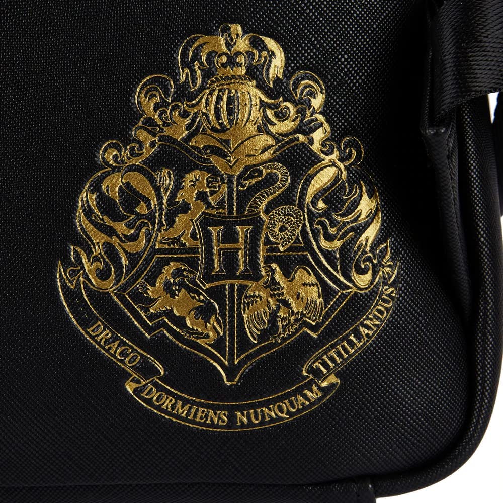 Loungefly Harry Potter Trilogy Triple Pocket Womens Double Strap Shoulder Bag Purse Backpack