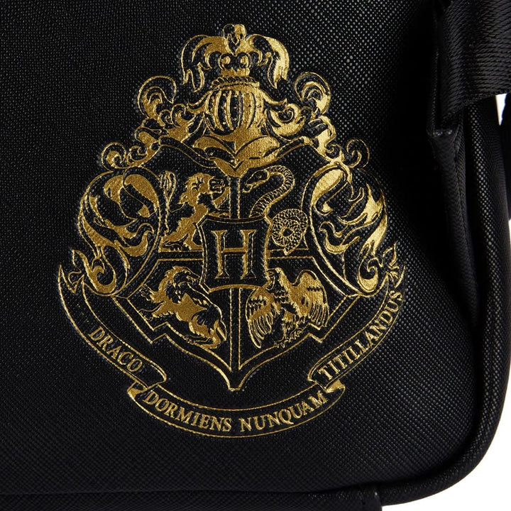 Loungefly Harry Potter Trilogy Triple Pocket Womens Double Strap Shoulder Bag Purse Backpack