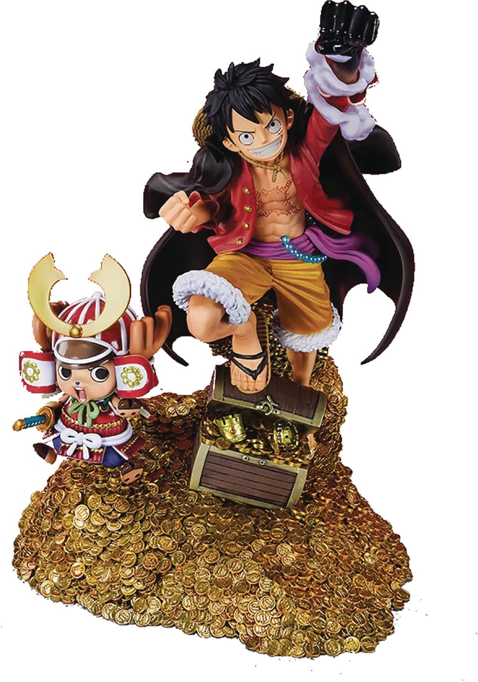 Figurine One Piece Monkey D. Luffy & Portgas D Ace Frère Bond Figuarts Zéro
