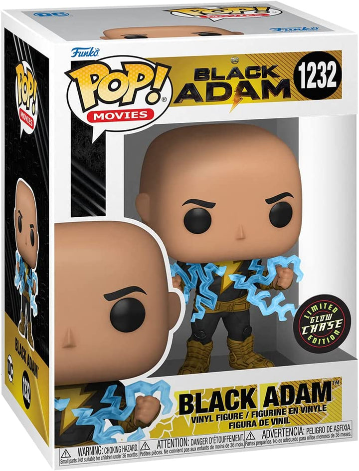 Funko Pop! Movies: Black Adam No Cape Lighting Chest GITD Chase Vinyl Figure