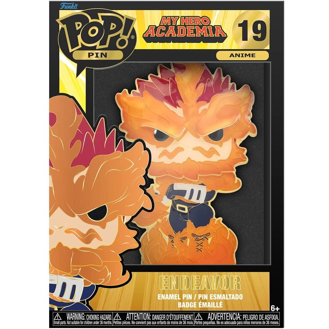 Funko Pop! Sized Pin: My Hero Academia - Endeavor