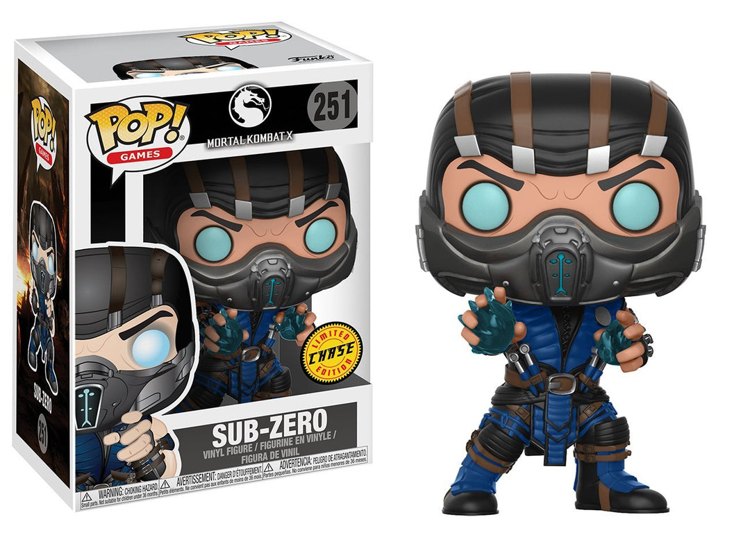 Funko Pop Games Mortal Kombat Subzero Chase Vinyl Action Figure