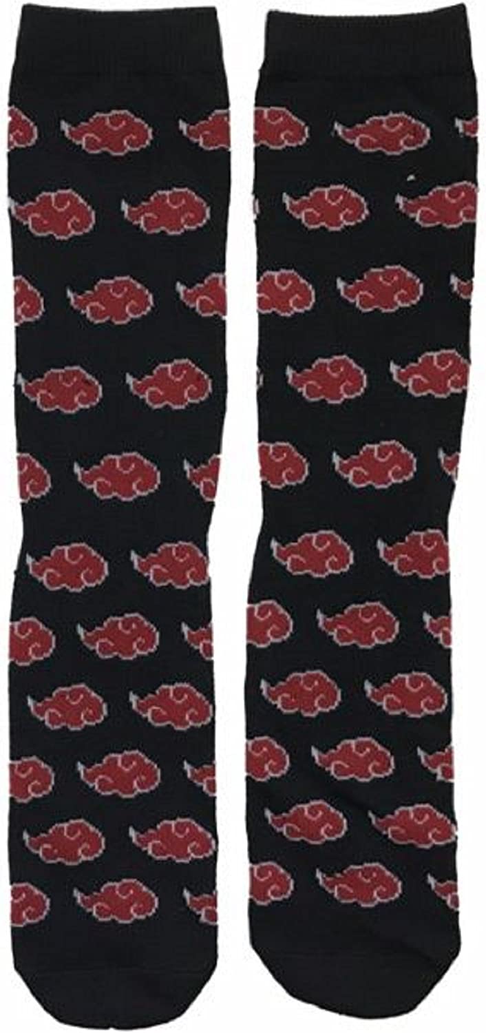 Naruto Shippuden Akatsuki Symbol Anime Knee High Socks – YourFavoriteTShirts