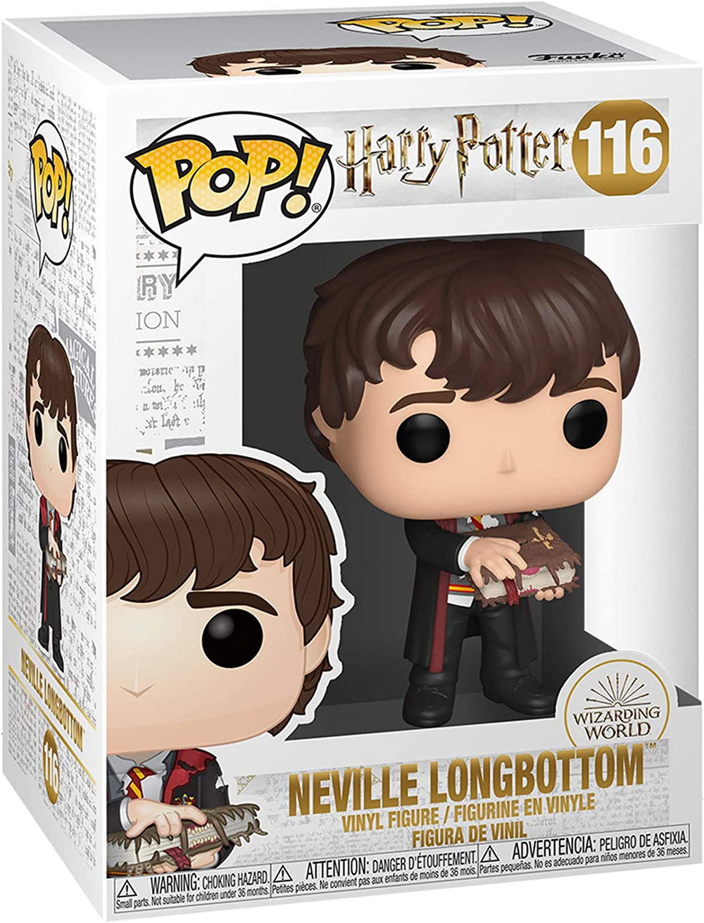 Funko Pop Harry Potter - Neville with Monster Book Vinyl Figure