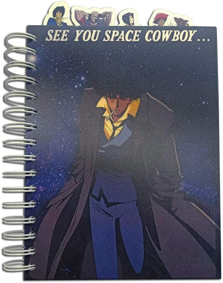 Cowboy Bebop See You Space Cowboy Anime Spiral Tabbed Notebook