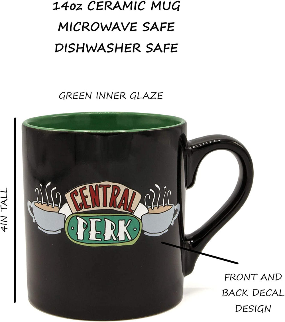 Friends Central Perk Doodle Logo 14oz Ceramic Coffee Mug