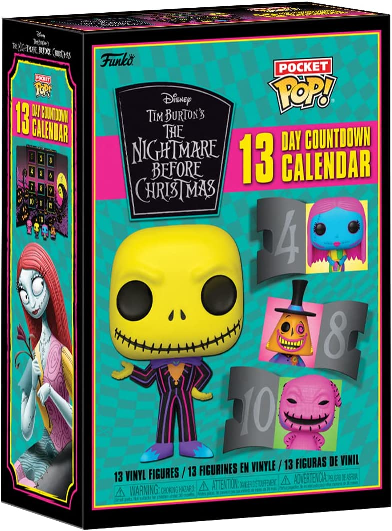 Funko Pop! Advent Calendar: 13 Days - The Nightmare Before Christmas Blacklight