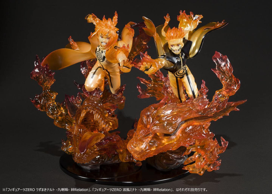 Tamashii Nations Naruto Shippuden Minato Namikaze Kurama Kizuna Relation Bandai FiguartsZero