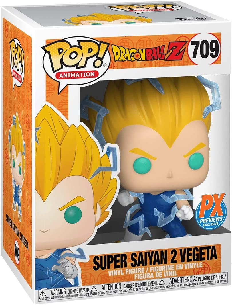 Funko Pop! Animation Dragon Ball Z: Super Saiyan 2 Vegeta PX Vinyl Figure