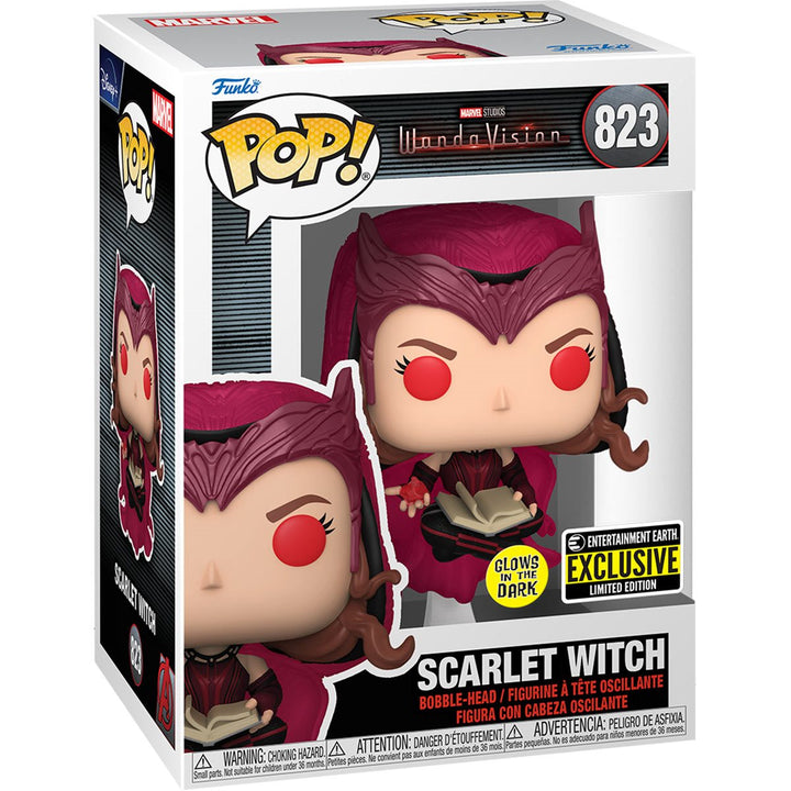 Funko Pop! WandaVision Scarlet Witch Glow-in-The-Dark EE Exclusive