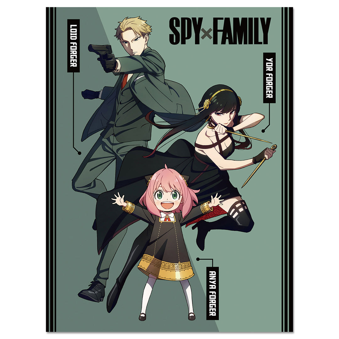 Spy X Family Teaser Art Version B Throw Blanket Great Eastern