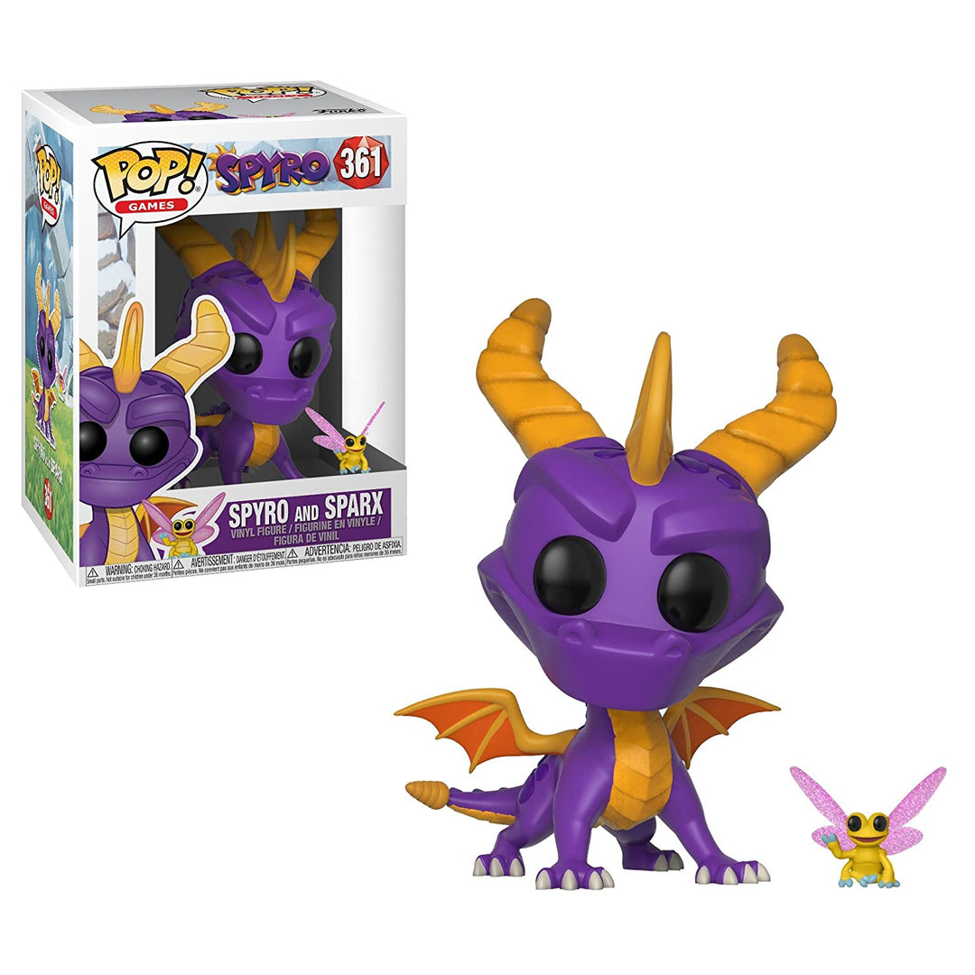 Funko Pop! & Buddy: Spyro The Dragon - Spyro & Sparx Vinyl Action Figure