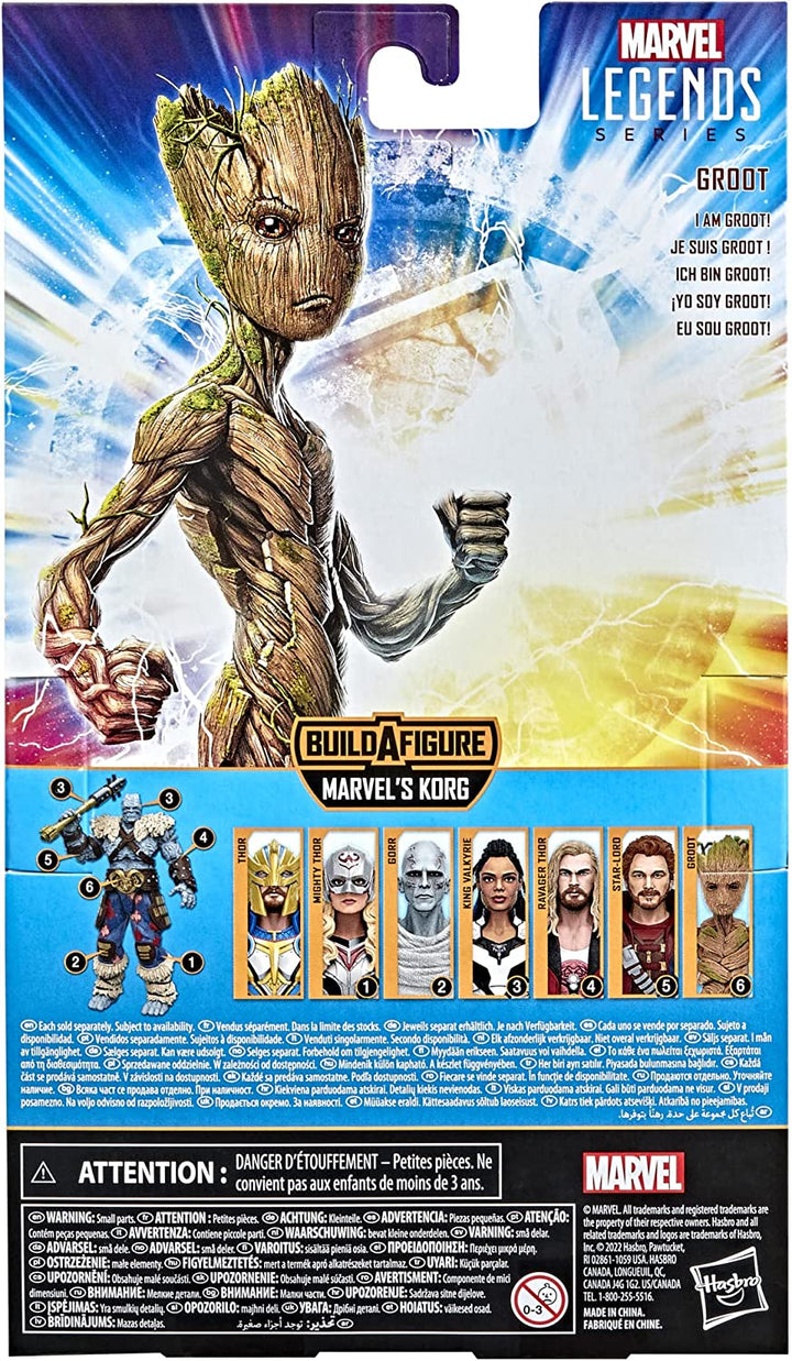 Marvel Legends Series Thor: Love and Thunder Groot Action Figure 6-inch