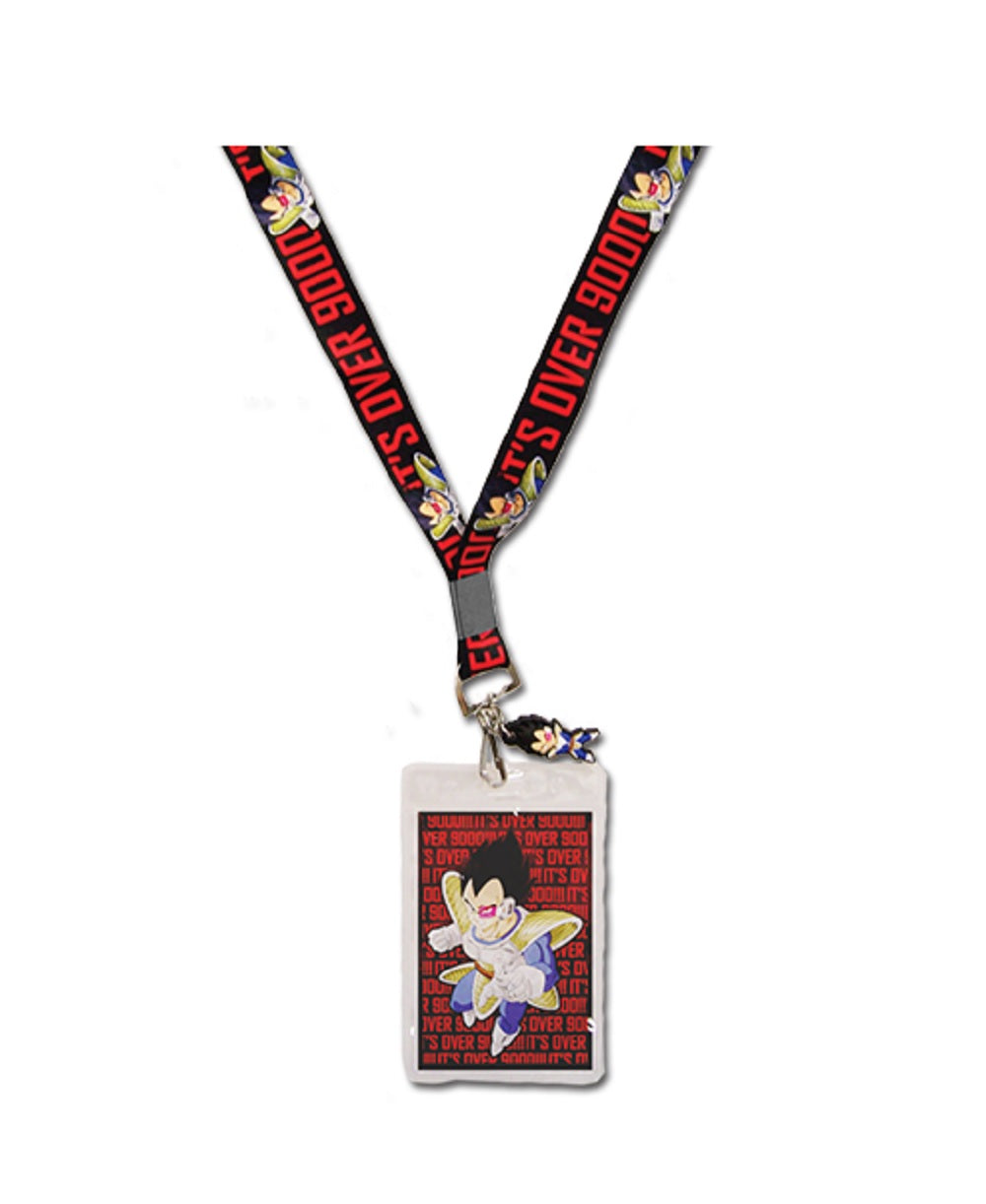 Dragon Ball Z Vegeta It's Over 9000 Anime Lanyard Neck Strap ID Holder