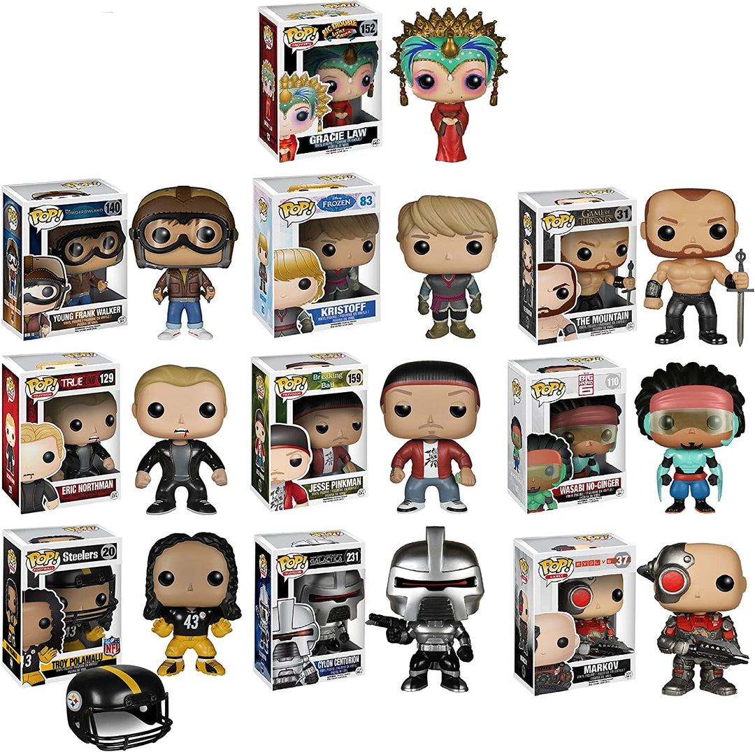 Funko POP Exclusive Mystery Starter Pack Set of 10 "Includes 10 Random Funko POPS Will Vary and No Duplicates"