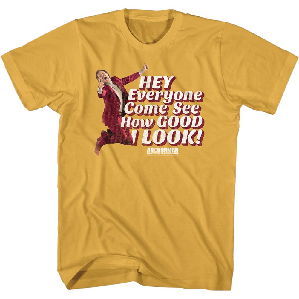 Anchorman - Good I Look Ron - Short Sleeve - Adult - T-Shirt