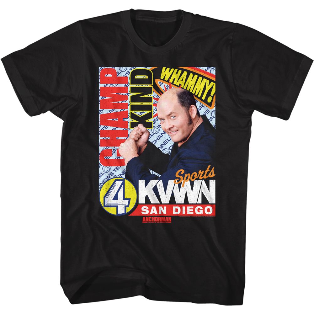 Anchorman - Champ Kind Dark - Short Sleeve - Adult - T-Shirt