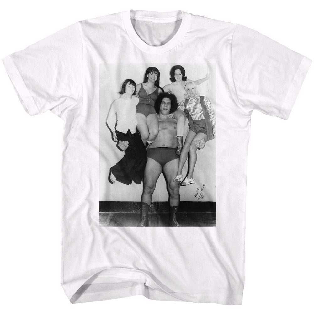 Andre The Giant - Right & Left - Short Sleeve - Adult - T-Shirt