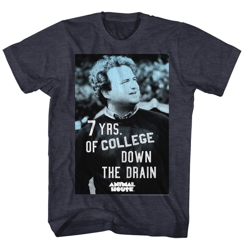 Animal House - 7 Years Down - Short Sleeve - Heather - Adult - T-Shirt
