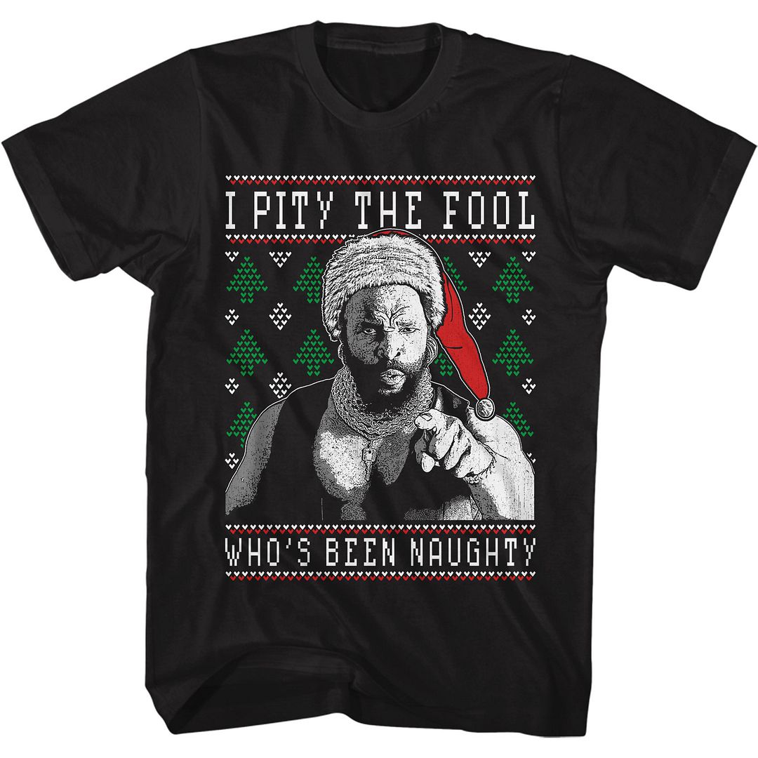 Mr. T - Whos Been Naughty - Short Sleeve - Adult - T-Shirt