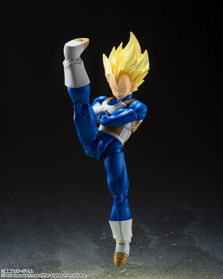 TAMASHII NATIONS - Dragon Ball Z - Super Saiyan Vegeta - Awakening Super Saiyan Blood - Bandai Spirits S.H.Figuarts Action Figure